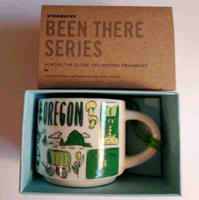Starbucks Oregon Been There Series 2oz Mug Ornament Portland  Across The Globe - Sold on eBay Jan, 7th 2020 for $21.95