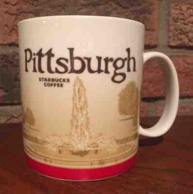 Starbucks Pittsburgh Global Icon Series 2009 Collector's Coffee Mug 16 oz - Sold on eBay Jan, 7th 2020 for $29.99
