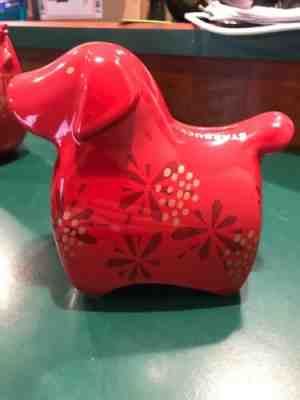 Starbucks 2018 Chinese Lunar New Year Dog Red Piggy Bank - New - Sold on eBay Jan, 7th 2020 for $30.00