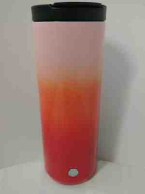 Starbucks Gradient Red, Orange, Pink Stainless Steel Tumbler 16 Oz 2018 - Sold on eBay Jan, 7th 2020 for $29.99