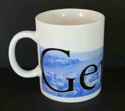 Starbucks City Mug Geneva Collector series Blue Coffee Switzerland Souvenir Cup - Sold on eBay Jan, 7th 2020 for $16.06