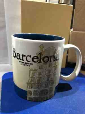Starbucks Barcelona Global Icon City Collector Coffee Mug Cup 16 Oz. 2016 Rare - Sold on eBay Jan, 7th 2020 for $42.00