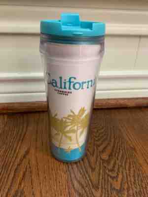 Starbucks 2004 California Plastic Insulated Mug Travel Cup Tumbler 12 Oz Surfer - Sold on eBay Jan, 7th 2020 for $16.00
