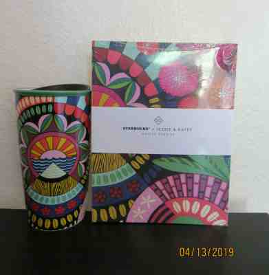 2018 Starbucks Coffee Stories JESSIE & KATEY Tumbler Travel Mug Journal Set - Sold on eBay Jan, 7th 2020 for $39.99