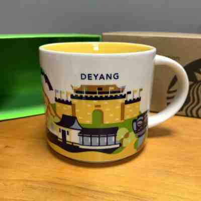 New Starbucks 2019 China YAH Deyang You Are Here 14oz Mug - Sold on eBay Jan, 7th 2020 for $25.99