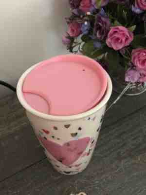 Starbucks Hot Tumbler Valentines Day  Limited Edition Pink Heart Carafe - Sold on eBay Jan, 7th 2020 for $30.00