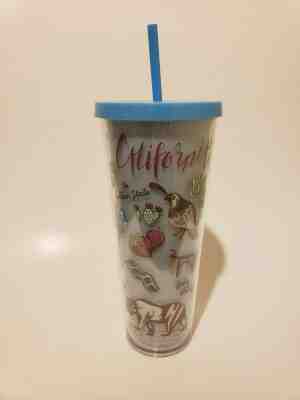 STARBUCKS  CALIFORNIA  STATE VENTI COLD CUP TUMBLER  24 Oz SPRING 2019 - Sold on eBay Jan, 7th 2020 for $22.95