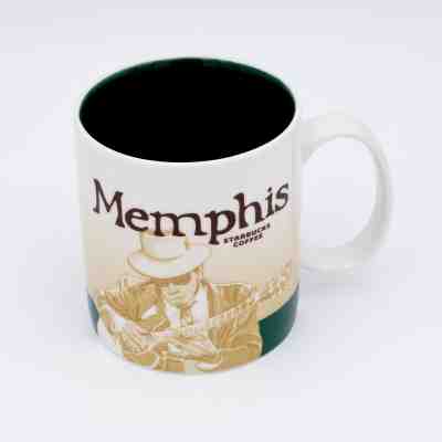 2009 Starbucks Global Icon Collector Series 16 oz. Coffee Mug - MEMPHIS - Blues - Sold on eBay Jan, 7th 2020 for $18.00