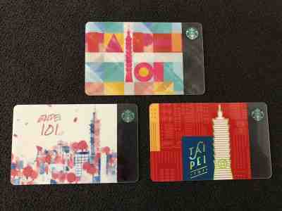 Starbucks Taiwan Taipei 101 Sakura & City Gift Card 3 Pcs with Sleeve HTF  - Sold on eBay Jan, 7th 2020 for $21.70