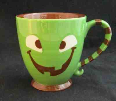 Starbucks Green Jack-O-Lantern Monster Ceramic Coffee Mug Halloween 2007 18oz - Sold on eBay Jan, 7th 2020 for $28.00