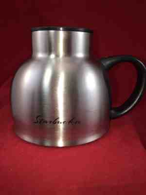 Starbucks Script Classic Stainless Steel Chubby Mug 16 oz.          Excellent  - Sold on eBay Jan, 7th 2020 for $29.99