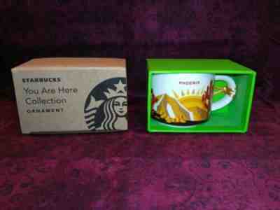 STARBUCKS YOU ARE HERE YAH PHOENIX ARIZONA Mini Mug 2 oz Ornament / Espresso Cup - Sold on eBay Jan, 7th 2020 for $24.95