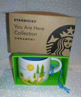 STARBUCKS YOU ARE HERE CALIFORNIA Mini Mug 2 oz Ornament / Espresso Cup NEW - Sold on eBay Jan, 7th 2020 for $18.00