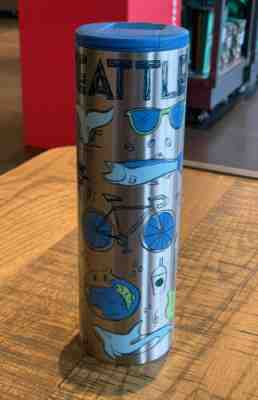 Brand NWT Starbucks Been There Series Seattle Stainless Steel 16oz Slim Tumbler - Sold on eBay Jan, 7th 2020 for $39.99