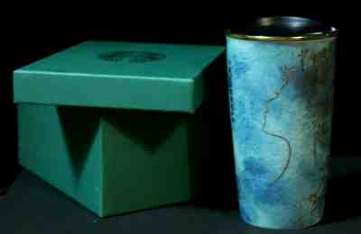Starbucks Mermaid Siren Call Double Wall 12 oz 335 ml Blue Green Travel Tumbler - Sold on eBay Jan, 7th 2020 for $39.99