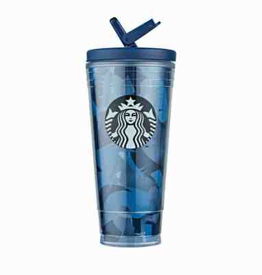Starbucks Korea 2019 Autumn Camouflage Pia Limited Tumbler 591ml Cold Cup + Gift - Sold on eBay Jan, 6th 2020 for $34.99