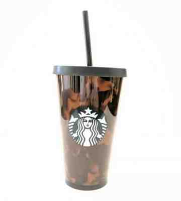 Starbucks Tortoise Shell Print Cold Cup Tumbler To-Go 16 oz SKU# 762111332882 - Sold on eBay Jan, 6th 2020 for $25.00