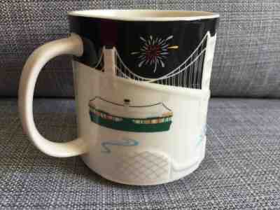 STARBUCKS COFFEE City MUG Collection CHINA HONG KONG RELIEF STAR FERRY DRAGON - Sold on eBay Jan, 6th 2020 for $26.00