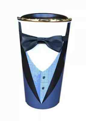 Starbucks Mans Suit Bow Tie 2018 Double Wall Travel Tumbler - Sold on eBay Jan, 6th 2020 for $62.99