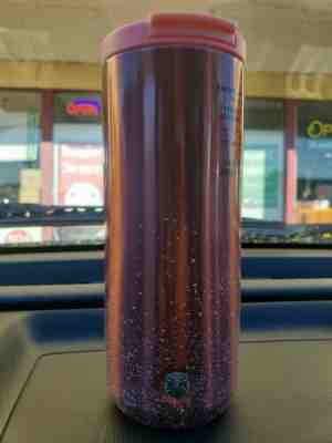 Starbucks 2019 Stainless Steel Tumbler Rose Pink White Confetti 12OZ NEW RARE - Sold on eBay Jan, 6th 2020 for $21.99