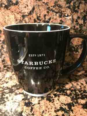 STARBUCKS COFFEE 2007 EST 1971 BLACK ABBEY MUG Ceramic Cup LARGE 18 OZ RARE EUC - Sold on eBay Jan, 6th 2020 for $20.00