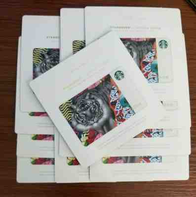 Starbucks Card #6153 - Tristan Eaton Special Edition - Dealer Lot 25ct - Sold on eBay Jan, 6th 2020 for $21.59