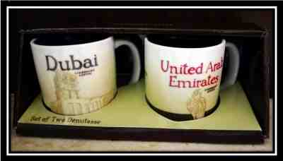 Rare Starbucks DUBAI United Arab Emirates Demitasse Set + FREE Gift - Sold on eBay Jan, 6th 2020 for $39.00