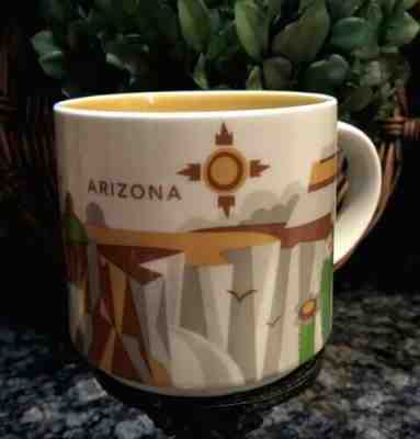 Starbucks ARIZONA You Are Here 2013 Large SAGAURO CACTUS Mug ~ PRISTINE! - Sold on eBay Jan, 6th 2020 for $15.00