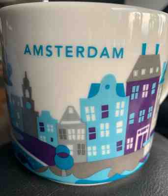 Starbucks Amsterdam You Are Here Coffee Mug Cup 14 Oz NIB  - Sold on eBay Jan, 6th 2020 for $32.00