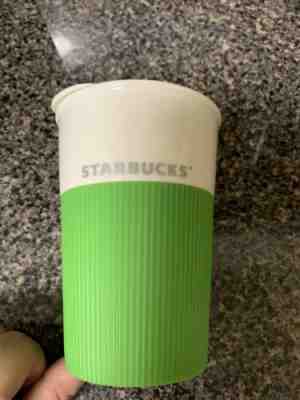 Starbucks 2012 Ready Brew Coffee Travel Mug Silicone Grip With Lid 8 Ounce - Sold on eBay Jan, 6th 2020 for $20.00