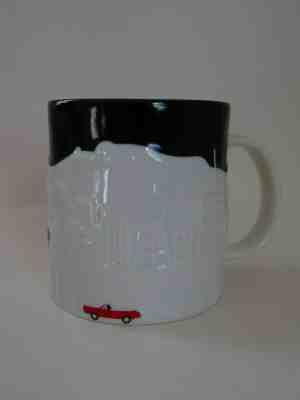 Starbucks Los Angeles Collector Series mug 2012 black/white skyline city relief - Sold on eBay Jan, 6th 2020 for $32.50