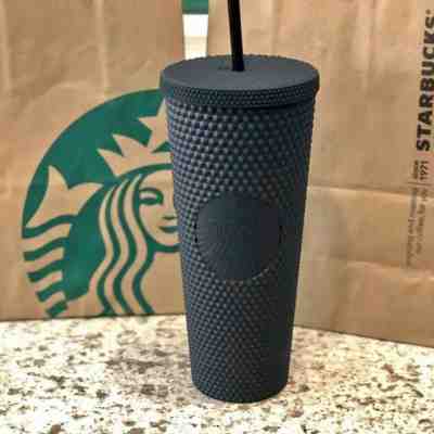 Starbucks Fall 2019 Limited Edition Studded Tumbler Cup - Matte Black FAST SHIP - Sold on eBay Jan, 6th 2020 for $84.99