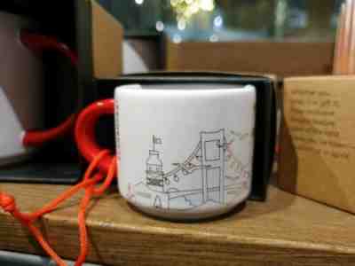 STARBUCKS  MINI ORNAMENT MUG TURKEY TURKISH NEW YEAR YAH YOU ARE HERE ISTANBUL - Sold on eBay Jan, 6th 2020 for $32.99