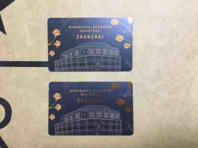 New Starbucks China 2017 Shanghai Reserve Roastery Memorial Gift Card RMB200+500 - Sold on eBay Jan, 6th 2020 for $15.00