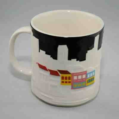 STARBUCKS Singapore Relief Mug -  2013 - Colorful and textured Mug - Sold on eBay Jan, 6th 2020 for $25.00
