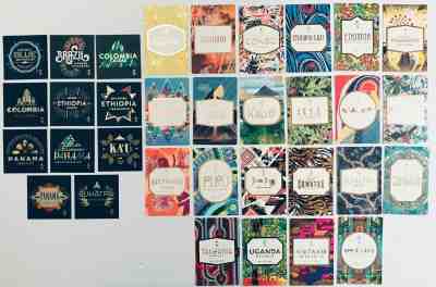 33x Starbucks Reserve Taster Tasting Cards - 2013 2014 2015 2016 BULK DISCOUNTS - Sold on eBay Jan, 6th 2020 for $24.99