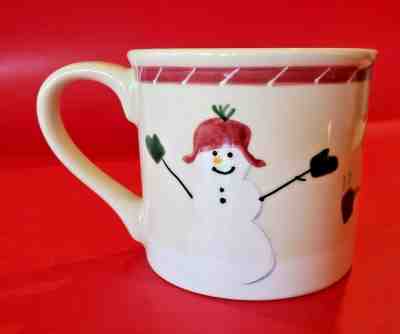 STARBUCKS HARTSTONE BARISTA HANDPAINTED CHRISTMAS SNOWMAN 14 OZ MUG EUC - Sold on eBay Jan, 6th 2020 for $25.99