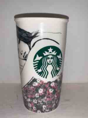 Starbucks Charlotte Ronson Ceramic 12 oz. Travel Tumbler Mug 2013 Coffee Cup - Sold on eBay Jan, 6th 2020 for $32.99