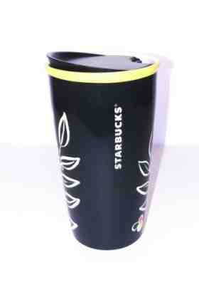 New Starbucks Fall 2018 White Tiger Travel Mug - Ceramic 12oz Double Wall & Lid - Sold on eBay Jan, 5th 2020 for $22.20