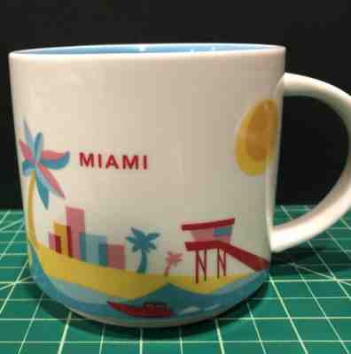STARBUCKS MUG MIAMI YOU ARE HERE COLLECTOR SERIES 14 OZ 2012 Free Shipping - Sold on eBay Jan, 5th 2020 for $19.99