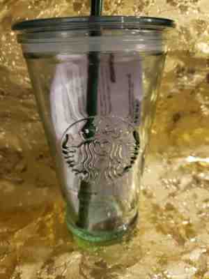 Starbucks Recycled Clear Glass Cold to Go Cup Mug Tumbler 16oz - Sold on eBay Jan, 5th 2020 for $25.50