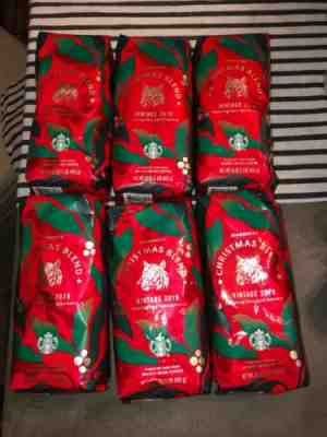 Starbucks Christmas Blend Whole Bean Vintage 2019 Sumatra Dark lot of 6 lbs - Sold on eBay Jan, 5th 2020 for $64.00