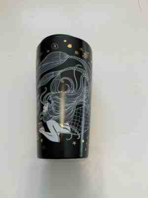 NWT Starbucks 2019 Holiday Black Gold Siren Mermaid Tumbler Ceramic 12oz Mug Lid - Sold on eBay Jan, 5th 2020 for $29.99