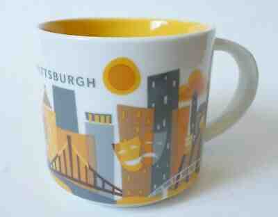 Starbucks You Are Here Collection State Series Pittsburgh 14oz Ceramic Mug - Sold on eBay Jan, 5th 2020 for $21.99