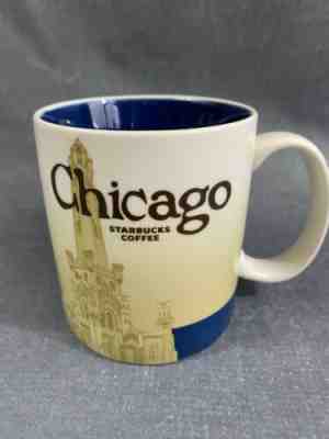 Starbucks Chicago Coffee Mug 16 oz Global Icon City Collectors Series Cup 2012 - Sold on eBay Jan, 5th 2020 for $15.00