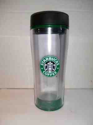 Starbucks Coffee Clear Travel Tumbler Cup 16 Oz Java 2009 Logo NEW - Sold on eBay Jan, 5th 2020 for $44.99
