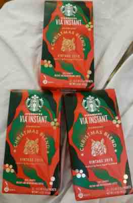 Starbucks Via Christmas Blend 2019 Instant Coffee Lot/Set ?? Great Deal - Sold on eBay Jan, 5th 2020 for $49.99