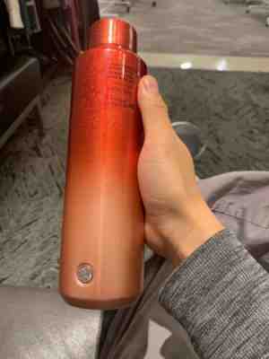 NEW Starbucks Ombre Pink Red Glitter Holiday 2019 Insulated Water Bottle 20oz - Sold on eBay Jan, 5th 2020 for $29.00