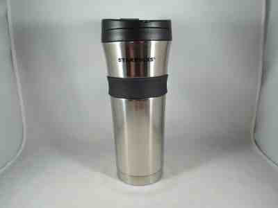 EUC Starbucks 2010 Stainless Steel Chrome Travel Tumbler 16 oz with Lid & Therma - Sold on eBay Jan, 5th 2020 for $16.00