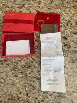 Starbucks 2014 Sterling Silver Keychain Gift Card Brand New Never Swiped - Sold on eBay Jan, 5th 2020 for $108.50